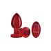 Vibrating Red Metal Remote Plug - Lg Vibrating Red Metal Remote Plug - Lg