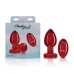 Vibrating Red Metal Remote Plug - Lg Vibrating Red Metal Remote Plug - Lg