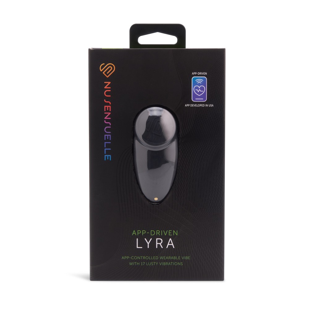 Nu Sensuelle Lyra Panty Vibe App Driven - Black