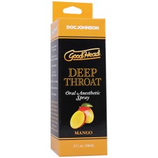 Goodhead Deep Throat Spray Mango 2 Fl Oz Goodhead Deep Throat Spray Mango 2 Fl Oz