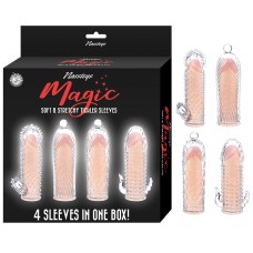 Magic Soft and Stretchy Tickler Sleeves Kit - Clear Magic Soft and Stretchy Tickler Sleeves Kit - Clear