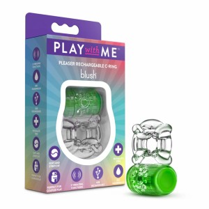 Play With Me Pleaser Rechargeable C-Ring Neon-Green Play With Me Pleaser Rechargeable C-Ring Neon-Green