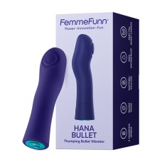 Hana Bullet Thumping Vibrator - Purple Hana Bullet Thumping Vibrator - Purple