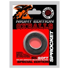 Sprocket Comfort No-Roll Cockring - Black Sprocket Comfort No-Roll Cockring - Black