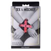 eX's and Oh's Cross Cuffs