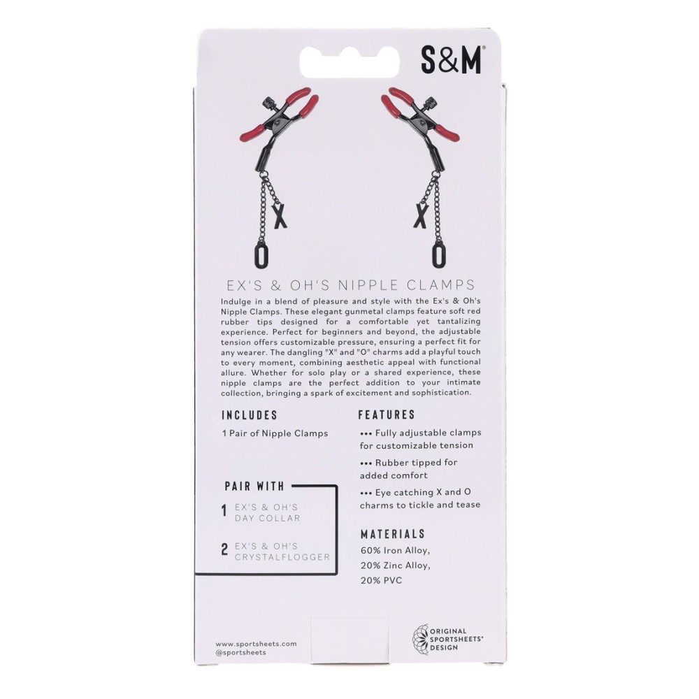 eX's and Oh's Nipple Clamps