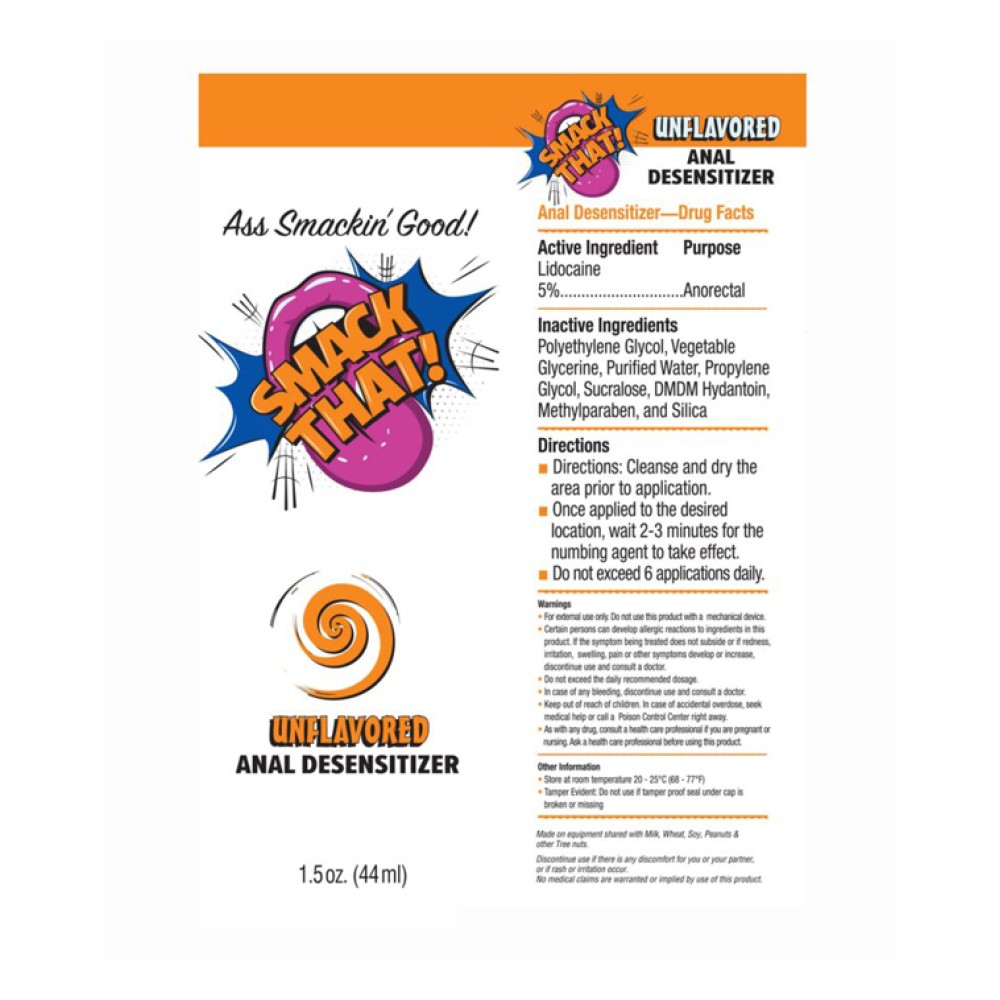 Smack That Anal Desensitizer Unflavored 1.5oz