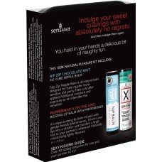 Lips and Nips Pleasure Kit Chocolate-Peppermint