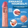 Jock 1.5" Silicone Penis Extension Sleeve - Light
