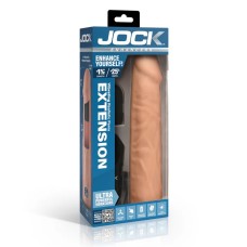 Jock Vibrating Penis Extension with Remote - Light Jock Vibrating Penis Extension with Remote - Light