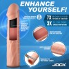 Jock Vibrating Penis Extension with Remote - Light