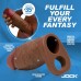 Jock Silicone Penis Extension Sleeve - Dark