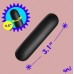 Flexible Silicone Bullet - Black