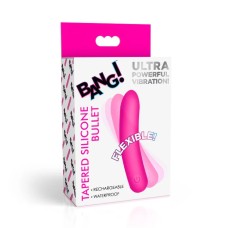 Tapered Flexible Silicone Bullet - Pink Tapered Flexible Silicone Bullet - Pink