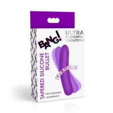Tapered Flexible Silicone Bullet - Purple Tapered Flexible Silicone Bullet - Purple