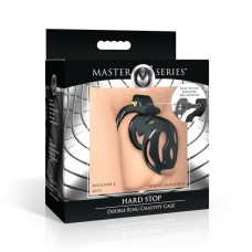 Hard Stop Double Ring Chastity Cage Hard Stop Double Ring Chastity Cage