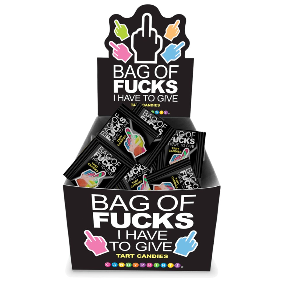 Bag of Fucks I Have to Give Display of 100 Count