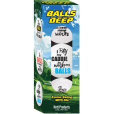 Balls Deep Funny Slogan Golf Balls Assorted Slogan 3pk Balls Deep Funny Slogan Golf Balls Assorted Slogan 3pk