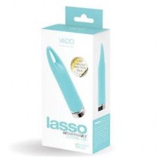 Lasso Rechargeable Clitoral Bullet Vibrator - Turquoise Lasso Rechargeable Clitoral Bullet Vibrator - Turquoise
