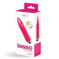Lasso Rechargeable Clitoral Bullet Vibrator - Pink Lasso Rechargeable Clitoral Bullet Vibrator - Pink