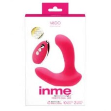 Inme Rechargeable Dual Vibe With Remote - Pink Inme Rechargeable Dual Vibe With Remote - Pink