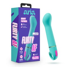 Aria - Flirty Af 2.0 - Rechargeable Vibe - Teal Aria - Flirty Af 2.0 - Rechargeable Vibe - Teal