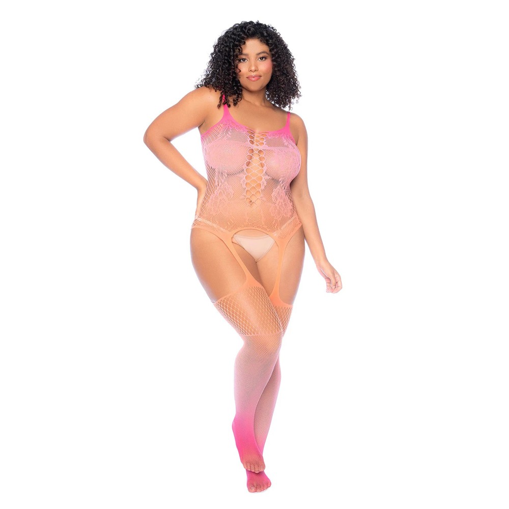 Sunset Bloom Bodystocking - X - Sunset