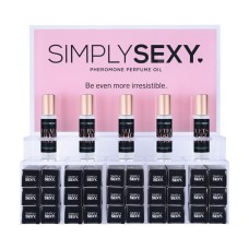 Simply Sexy Pheromone Perfume Oil Acrylic Display With Testers 36pcs Simply Sexy Pheromone Perfume Oil Acrylic Display With Testers 36pcs