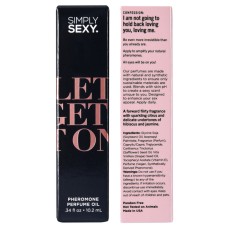 Simply Sexy Lets Get It on - Pheromone Perfume Oil Roll on - .34oz | 10.2ml Simply Sexy Lets Get It on - Pheromone Perfume Oil Roll on - .34oz | 10.2ml