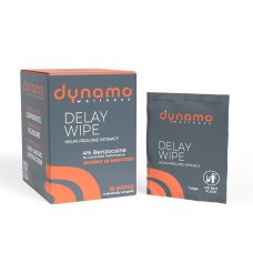Dynamo Wellness Delay Wipe 4% - 18 Pack Dynamo Wellness Delay Wipe 4% - 18 Pack