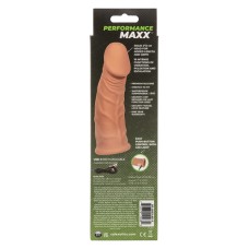 Performance Maxx Rechargeable Vibrating Extension 7" - Brown