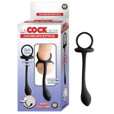My Cockring Cring With Buttplug - Black My Cockring Cring With Buttplug - Black