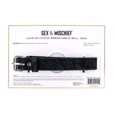 Lace Silicone Breathable Ball Gag Lace Silicone Breathable Ball Gag