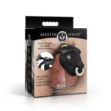 Bull Chastity Cage - Black Bull Chastity Cage - Black