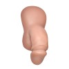 3.6" Silicone Packer Dildo - Light