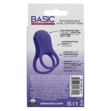 Basic Essential Rechargeable Dual Support Ring - Purple Basic Essential Rechargeable Dual Support Ring - Purple