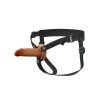 Fantasy X-Tensions Elite 5" Silicone Hollow Strap-on Dual Density - Brown