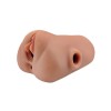 Pdx Plus Double Pounder Vibrating Squeeze Stroker - Brown