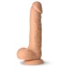 Easy Riders 7" Silicone Dildo With Balls - Light Easy Riders 7" Silicone Dildo With Balls - Light