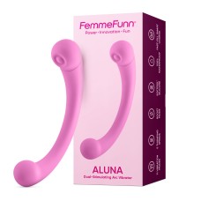 Aluna Dual Stimulating Arc Vibrator - Pink Aluna Dual Stimulating Arc Vibrator - Pink