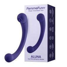 Aluna Dual Stimulating Arc Vibrator - Dark Purple Aluna Dual Stimulating Arc Vibrator - Dark Purple