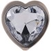 Booty Bling Metal Heart Plug - Medium - Gold Booty Bling Metal Heart Plug - Medium - Gold