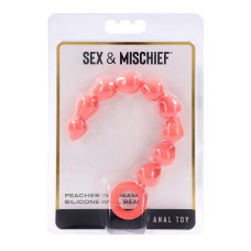 Peaches 'N Creame Silicone Anal Beads - Peach Peaches 'N Creame Silicone Anal Beads - Peach