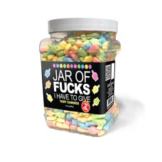 Jar of Fucks I Have to Give 2lb Tart Candy Jar of Fucks I Have to Give 2lb Tart Candy