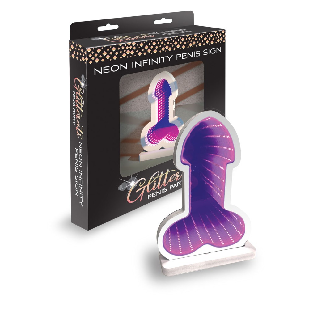 Infinity Penis Light Glitterati Penis Party - Purple