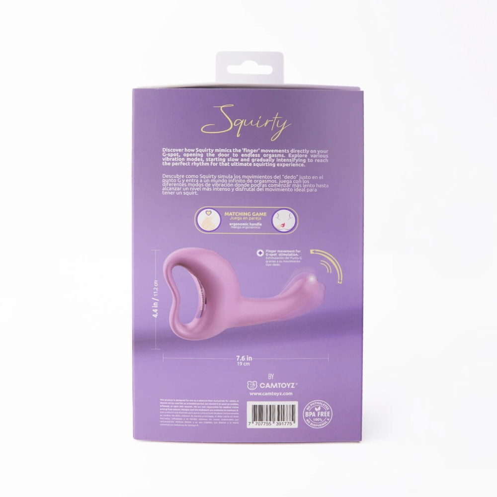 Squirty Vibrator and Stimulator - Purple Squirty Vibrator and Stimulator - Purple