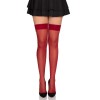 Spandex Thigh Highs With Roses - Os - Burgundy Spandex Thigh Highs With Roses - Os - Burgundy