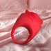Rose Ring Discreet Finger Vibrator - Red