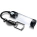 Pump Up Gauge Penis Pump With Pull Rod - Clear
