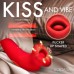 Plump Kiss Sucking and Vibrating Clitoral Stimulator - Red Plump Kiss Sucking and Vibrating Clitoral Stimulator - Red
